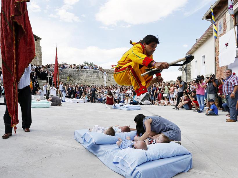 Baby Jumping (El Colacho) Festival in Burgos